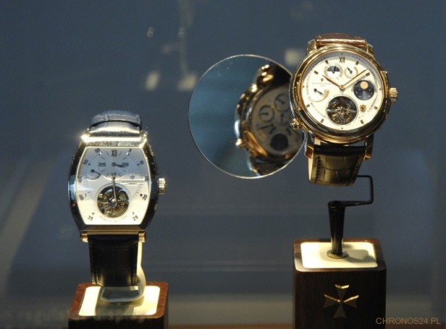 Od lewej: Malte Tourbillon Regulator, Tour de l'Île