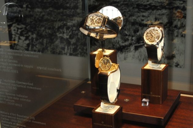 Od lewej: Malte Tourbillon Ref. 30067/000P-8953, Patrimony Traditionnelle Ref. 43178/000G-9393, Métiers d'Art Squelette 20$