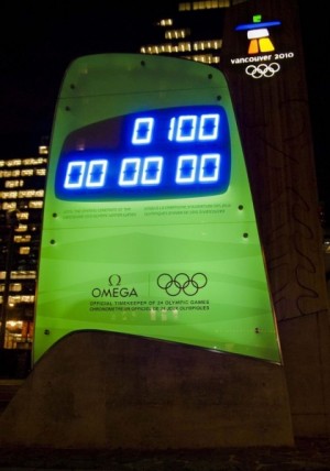 Omega - zegar odliczający 100 dni do Igrzysk Olimpijskich