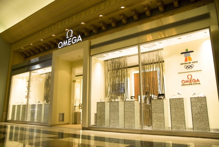 Nowy butik OMEGA (Vancouver)