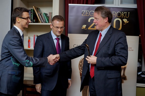 od lewej: Tomasz Kiełtyka, Dariusz Chlastawa i Stanley Bark (Swatch Group Polska)