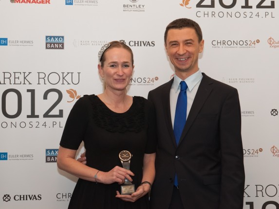 Magdalena Polańska (Swatch Group Polska) and Tomasz Kiełtyka