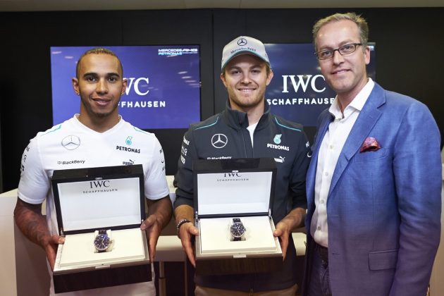Hamilton, Rosberg i IWC