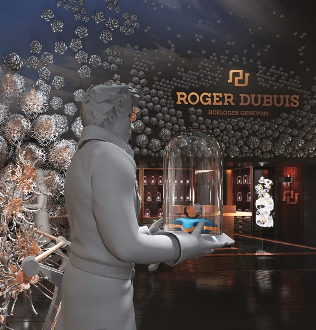 wizualizacja pawilonu Roger Dubuis na SIHH 2014