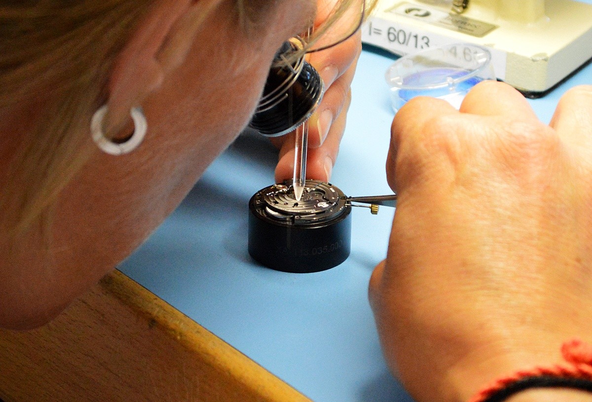 watchmakers at work - La Chaux-de-Fonds