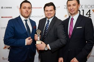 od lewej: Łukasz Doskocz, Leszek Pilch (Brand Manager Longines), Tomasz Kiełtyka
