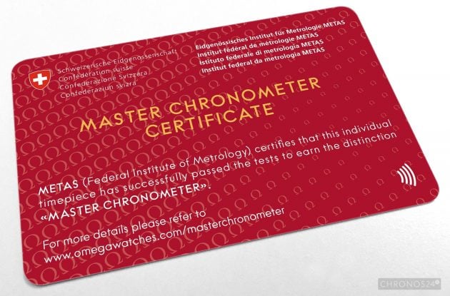 Certyfikat Master Chronometer