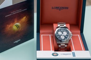 Longines Conquest 1/100th Roland Garros