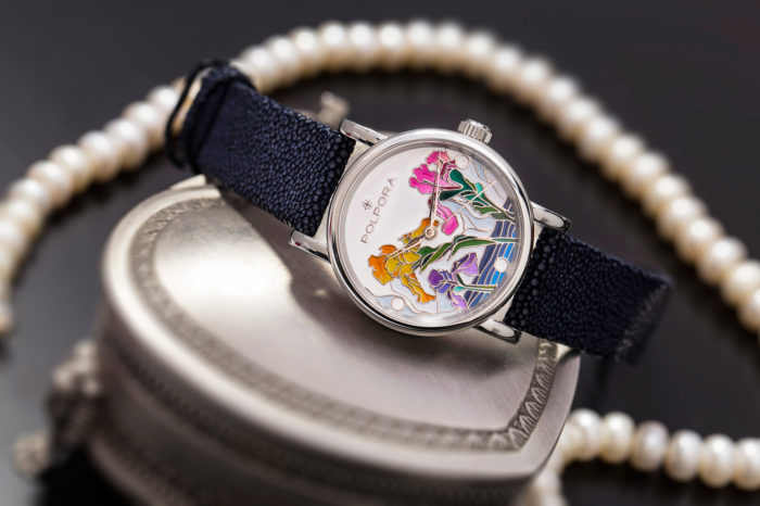 Polpora Irysy – damski zegarek z emaliowaną w Polsce tarczą [cena]