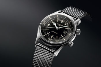 Longines Legend Diver na bransolecie mesh