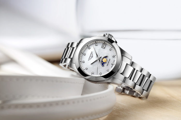 Longines Conquest Moonphase Ladies