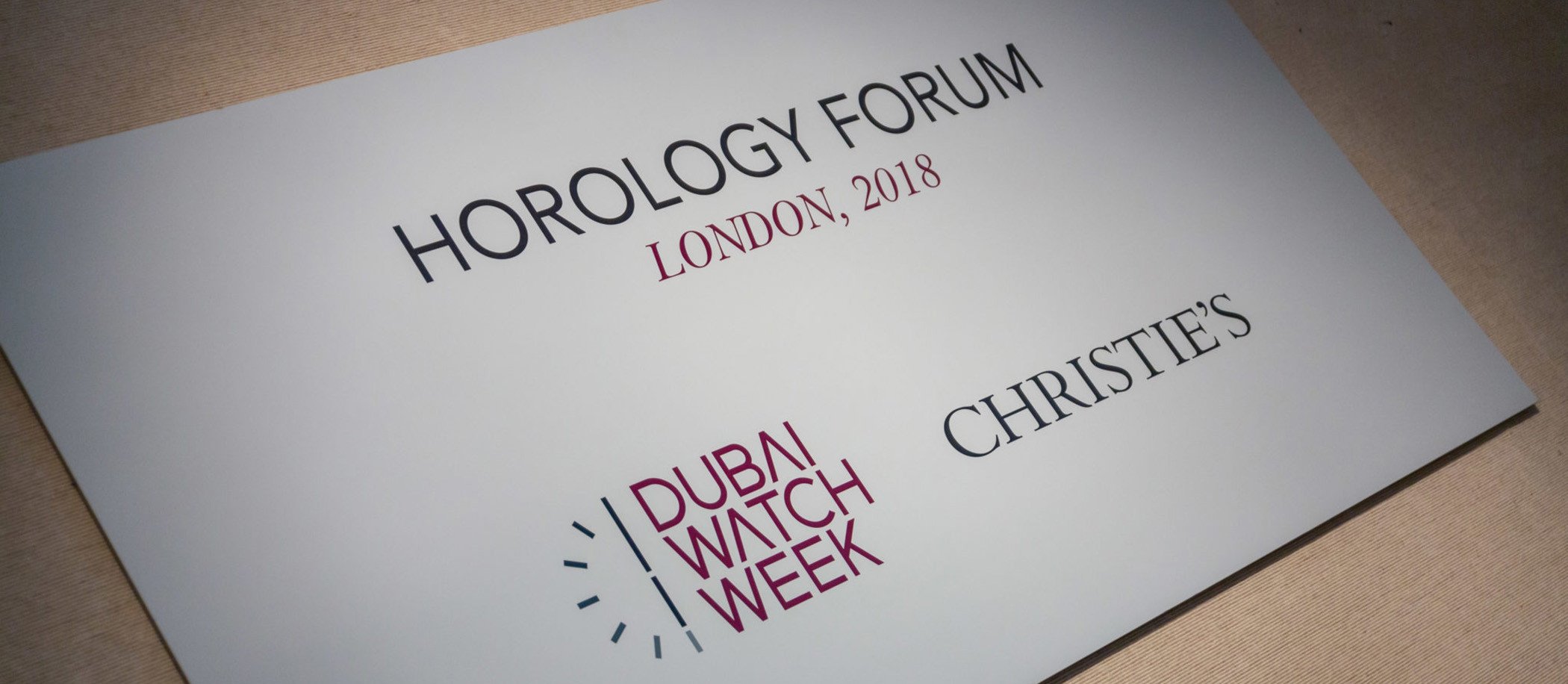 Horology Forum 2018 – Londyn