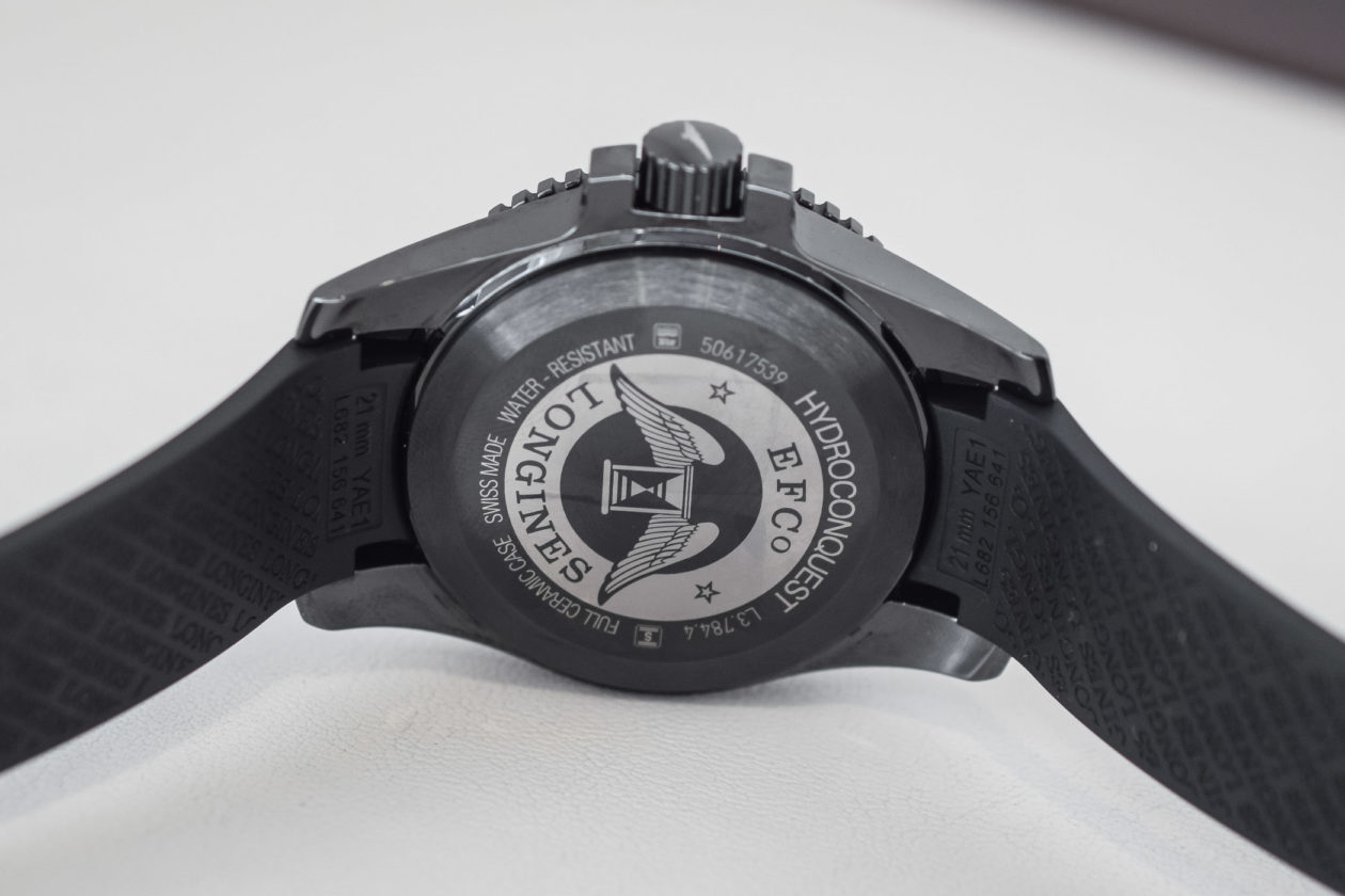Longines HydroConquest Full Black Ceramic / foto: monochrome-watches.com