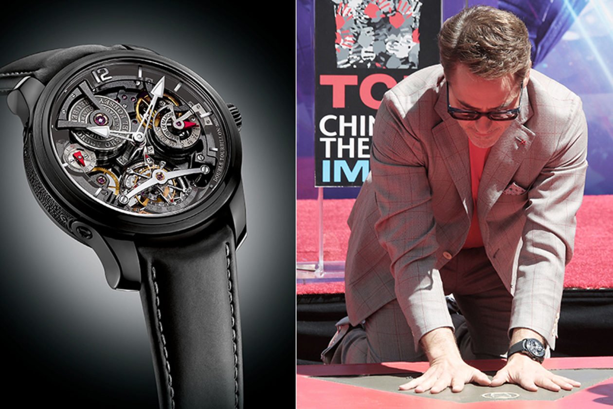 Robert Downey Jr. and Greubel Forsey / photo: robbreport.com