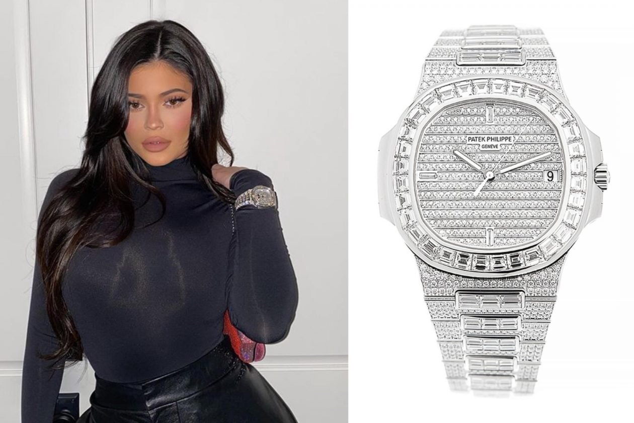 Kylie Jenner i Patek Nautilus ref. 5719G / foto: starstyle, jomashop