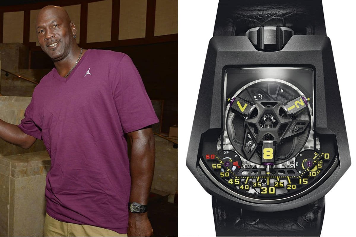 Michael Jordan & Urwerk UR-203 / foto: pinterest