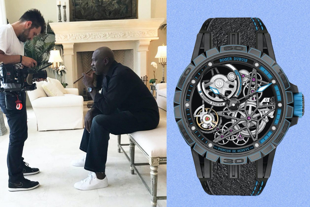 Michael Jordan & Roger Dubuis / foto: gq.com