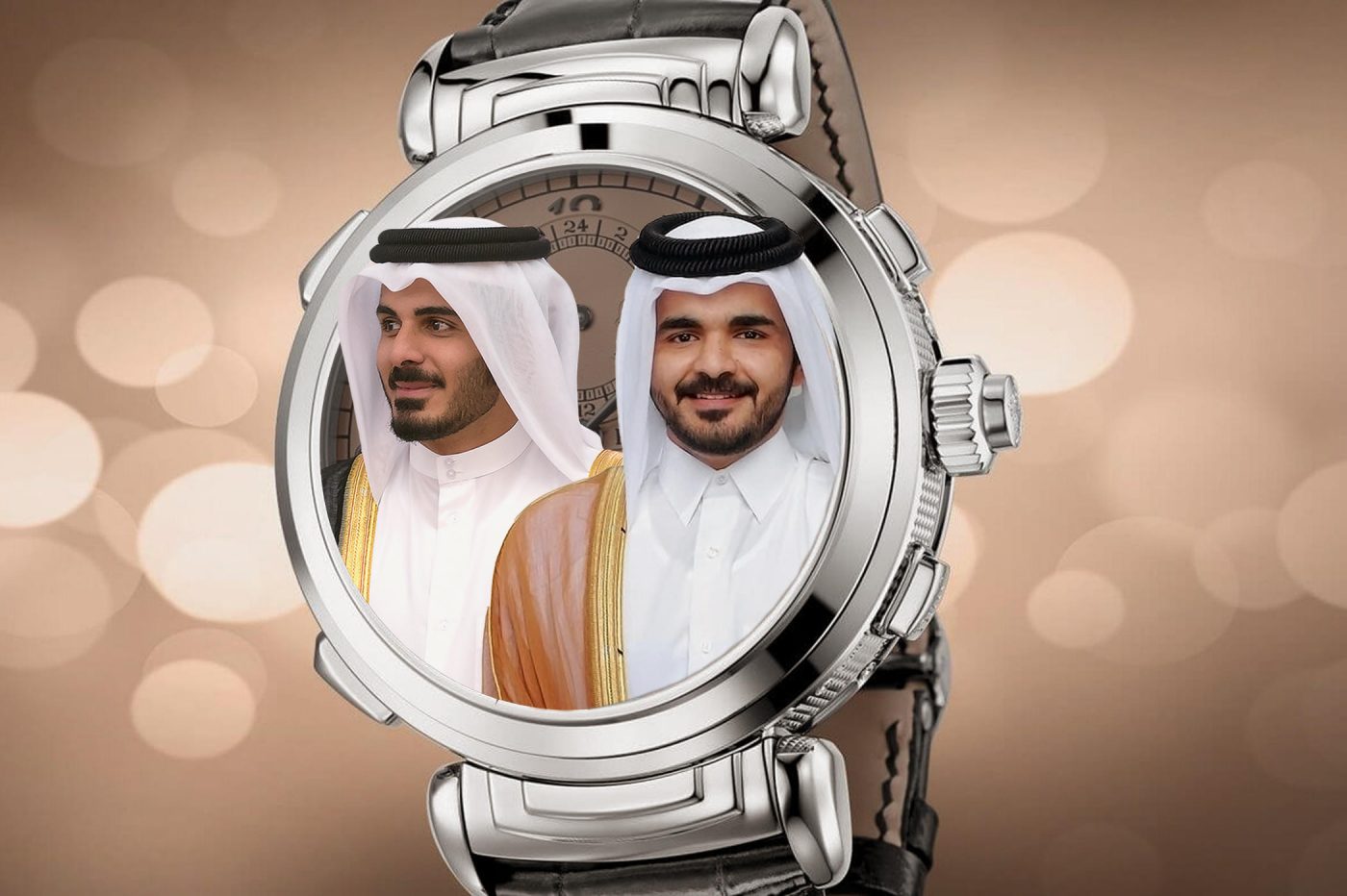 Timebloid Petro-zegarki, czyli co noszą szejkowie. Książęta Kataru – Joaan Bin Hamad i Khalifa Bin Hamad