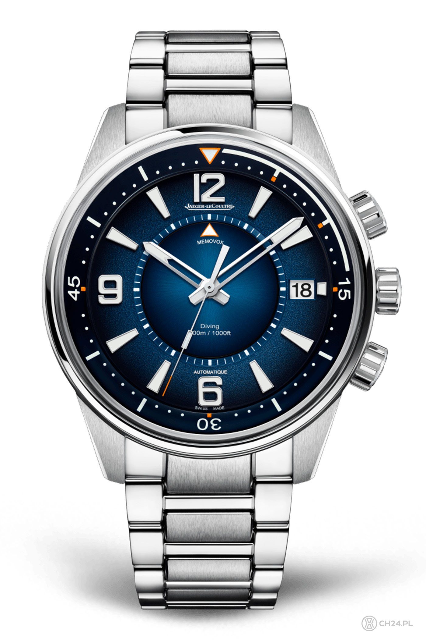 Jaeger LeCoultre Polaris Mariner Memovox I Date cena CH24 PL