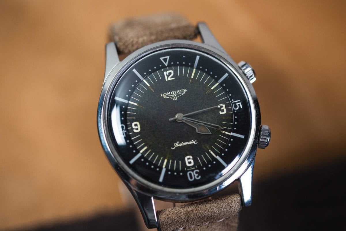 Review Longines Legend Diver Bronze live photo price CH24.PL