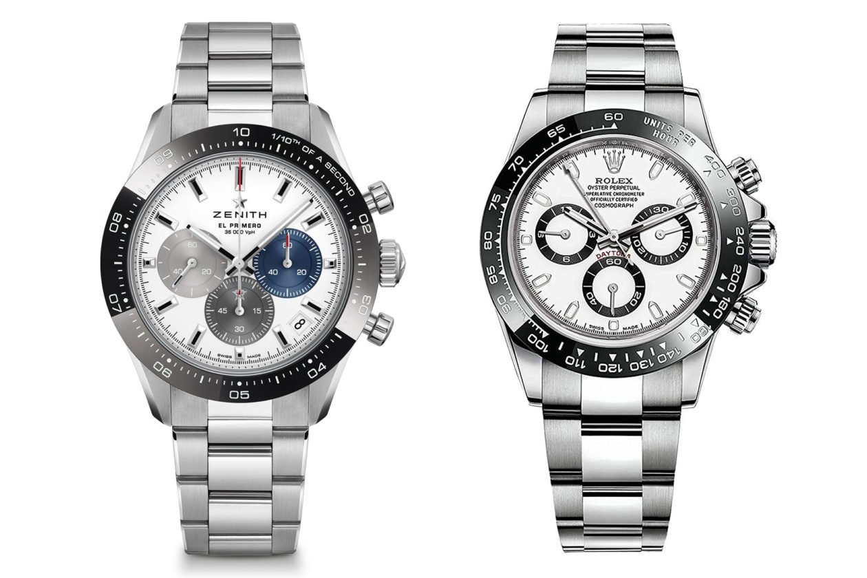 Zenith Chronomaster Sport (po lewej) i Rolex Cosmograph Daytona