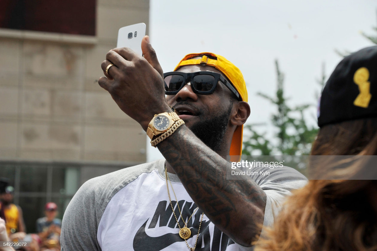 LeBron James & Rolex / foto: David Liam Kyle, Getty Images