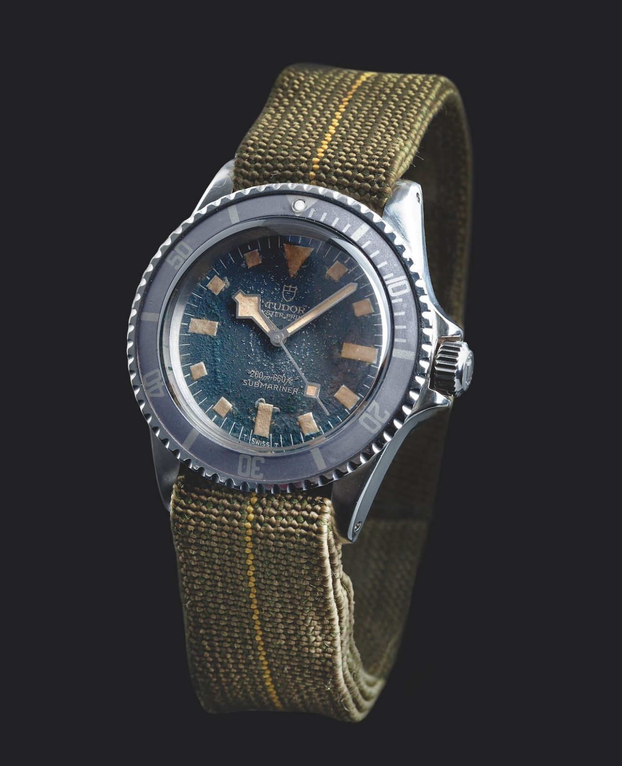 oryginalny Tudor Oyster Submarine "Marine Nationale" / foto: Monochrome-watches.com