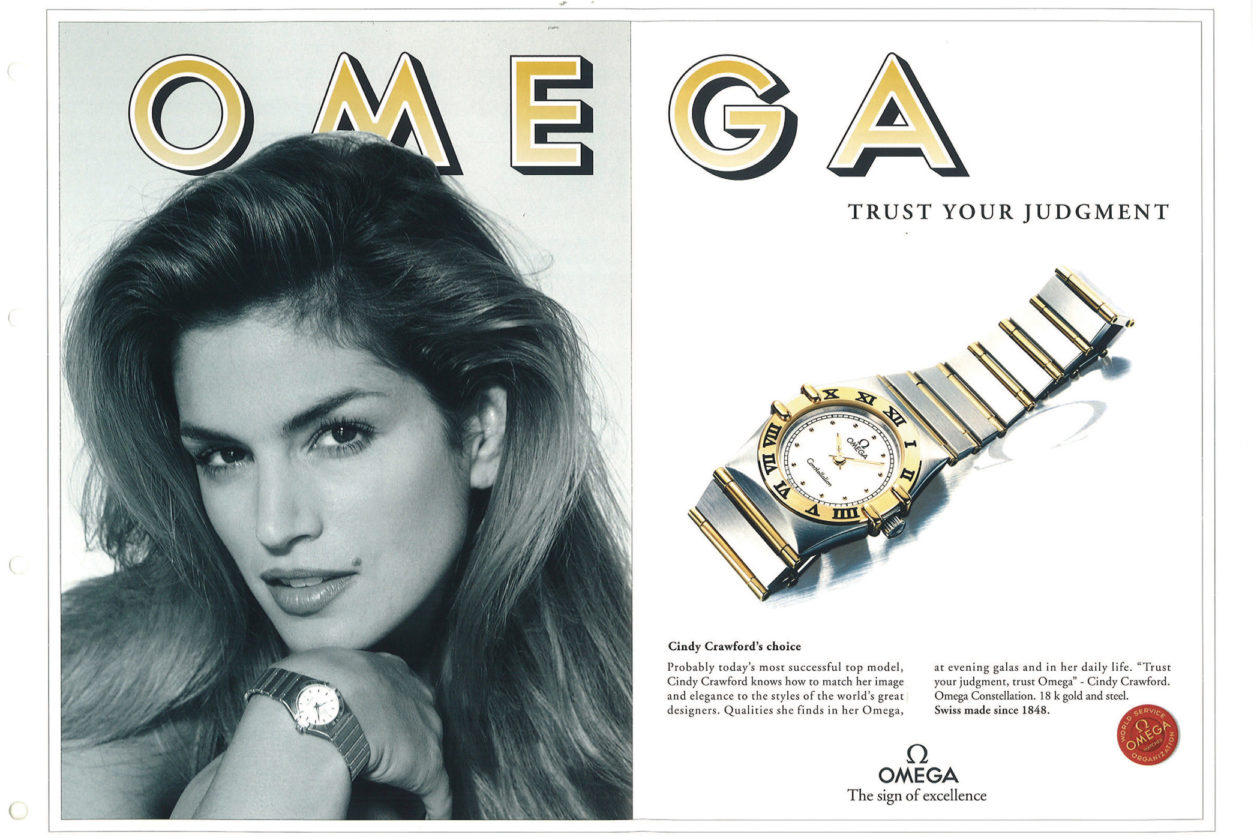 Omega - reklama z Cindy Crawford