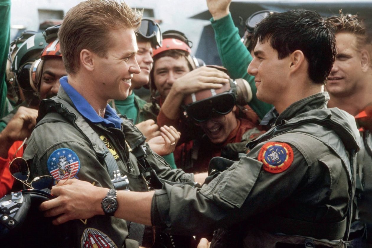 Top Gun 1986 - Val Kilmer "Iceman" i Tom Cruise "Maverick" 