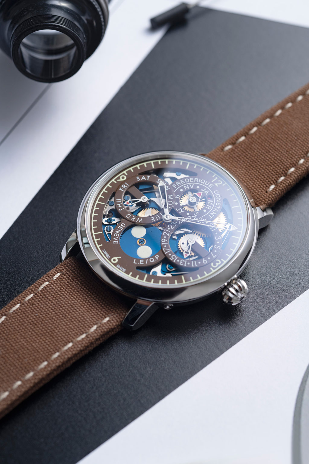 The Naked Watchmaker Frederique Constant Slimline Perpetual Calendar Manufacture Dost Pno