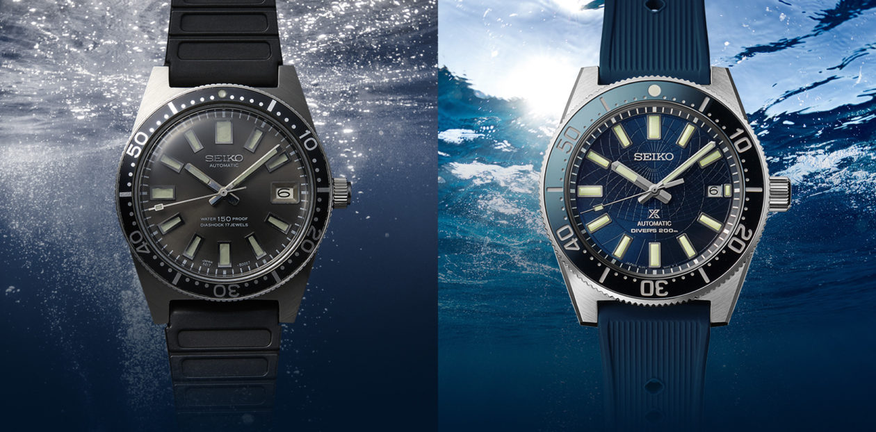 Seiko 62MAS (po lewej) i Seiko Prospex SLA065 “Save the Ocean” Limited Edition