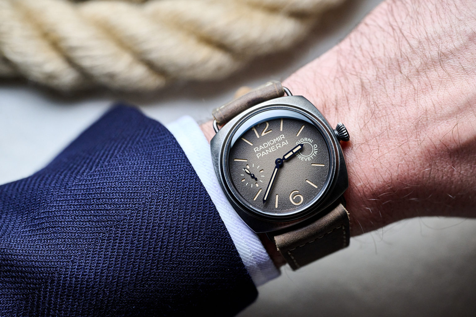 Panerai Radiomir Otto Giorni postarzany i jeszcze bardziej vintage