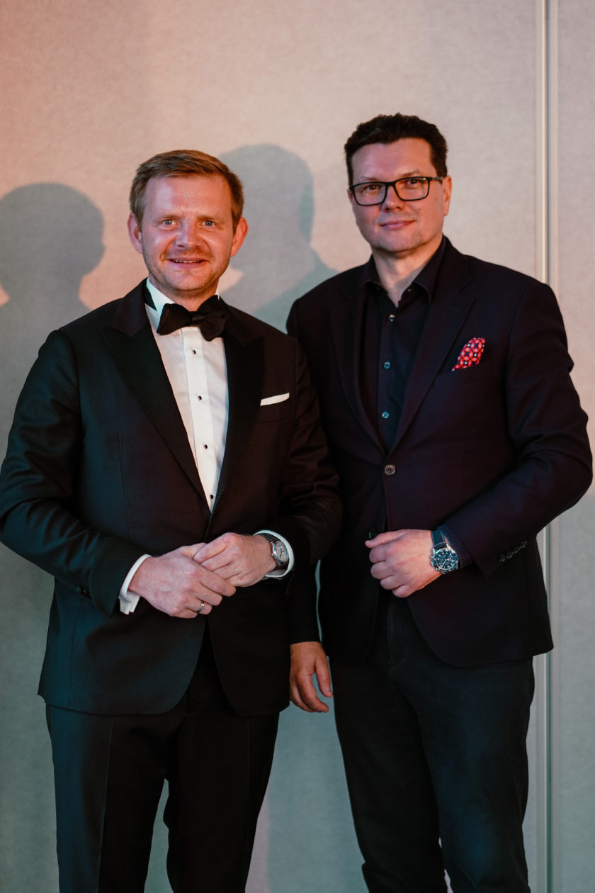 od prawej: Leszek Pilch (Brand Manager Longines) i Rafał Zawierucha