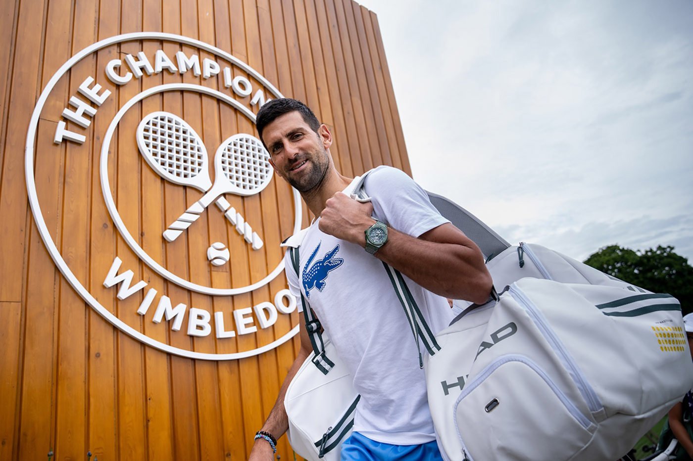 Novak Djokovic i Hublot / foto: wimbledon.com / AELTC/Jon Super