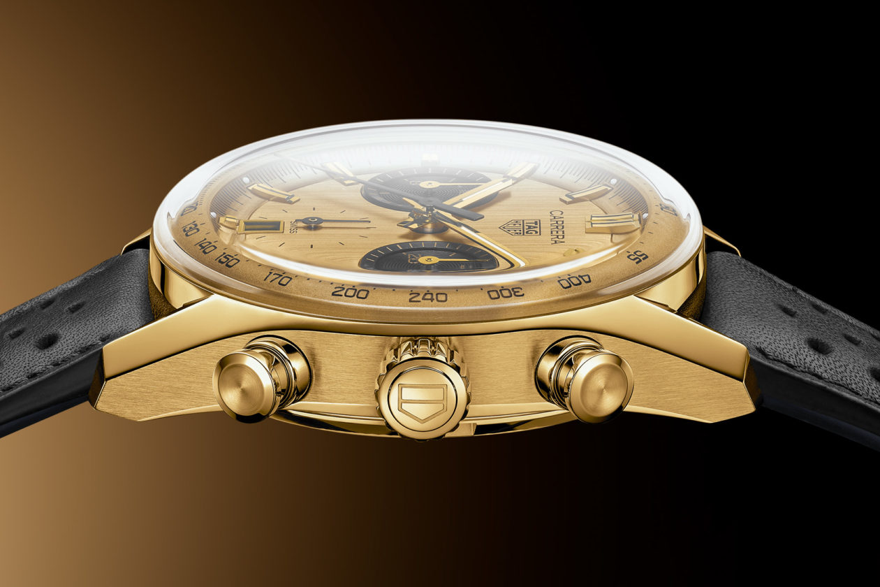 TAG Heuer Carrera Gold Glassbox Chronograph