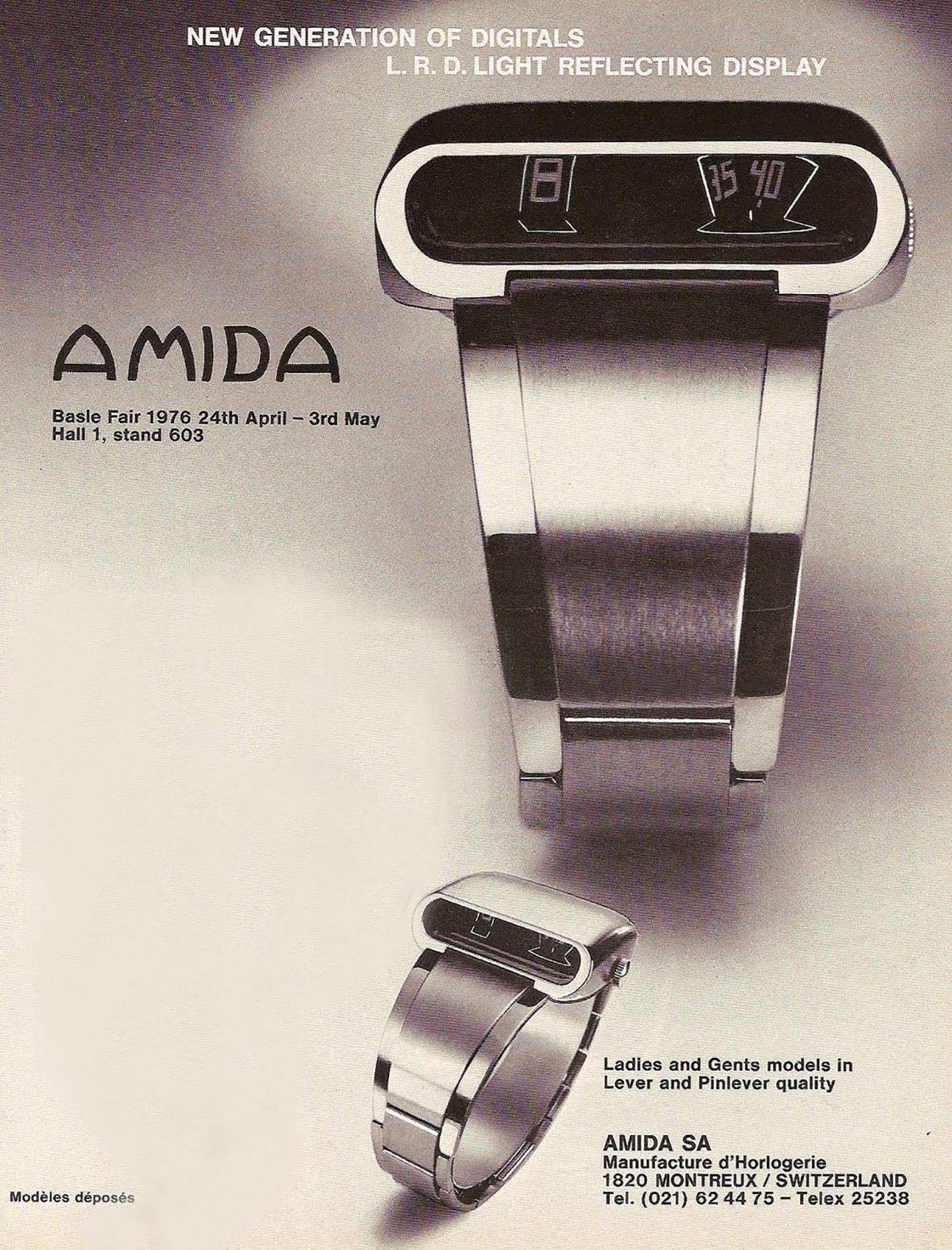 oryginalny plakat reklamowy Amidy z 1976 roku