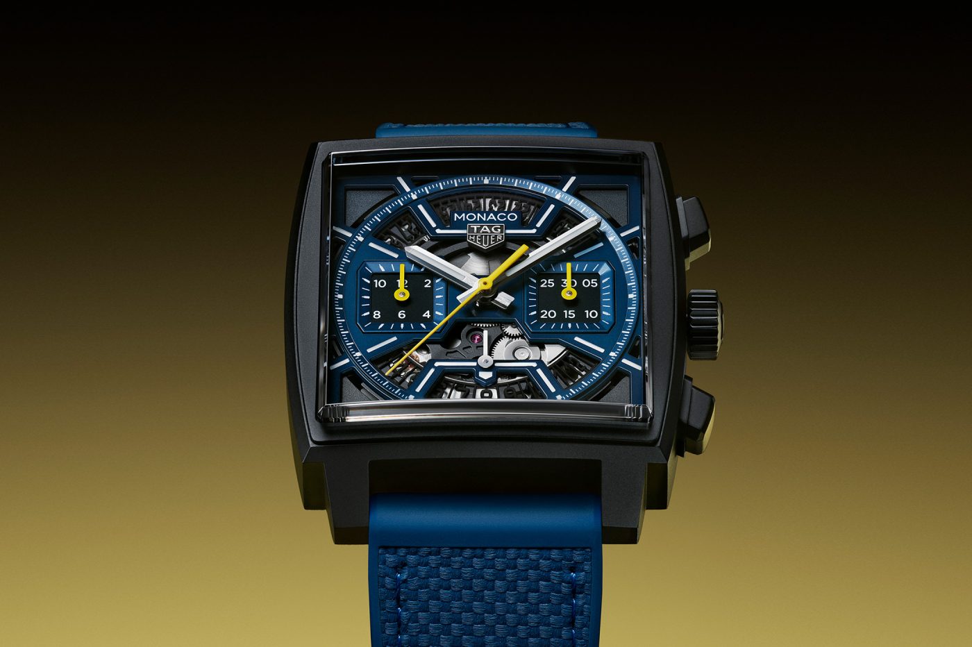 TAG Heuer Monaco Skeleton Chronograph Dark Blue – gotowy na Monaco GP 2024