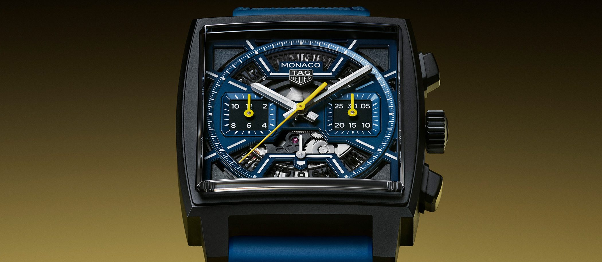 TAG Heuer Monaco Skeleton Chronograph Dark Blue