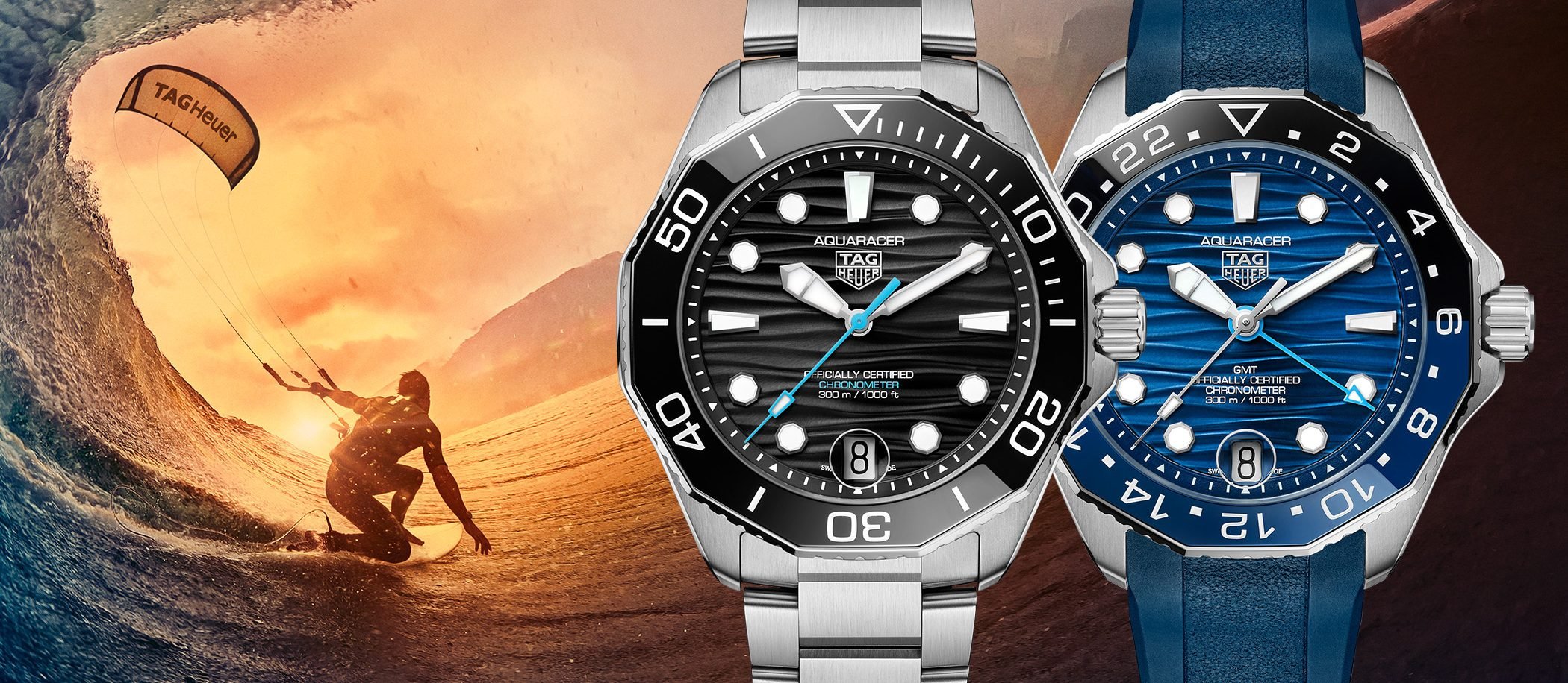 TAG Heuer Aquaracer Professional 300 Date & GMT