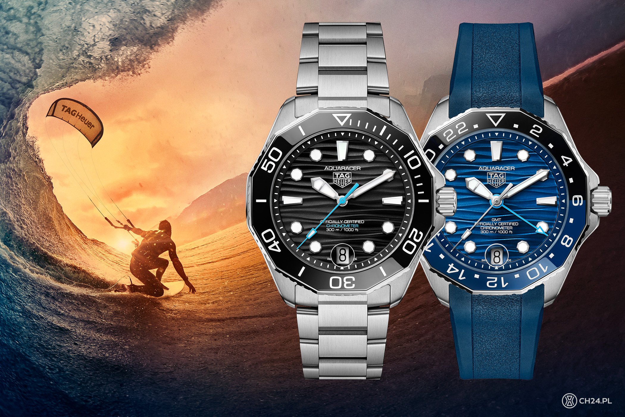 TAG Heuer Aquaracer Professional 300 Date & GMT w odświeżonej