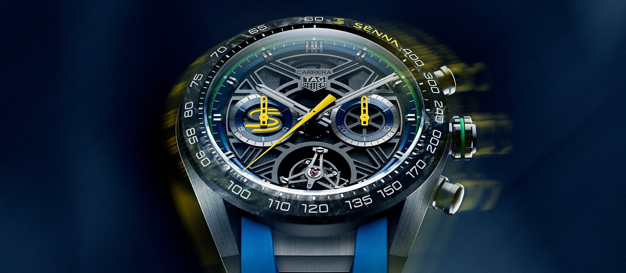 TAG Heuer Carrera Chronograph Tourbillon x Senna