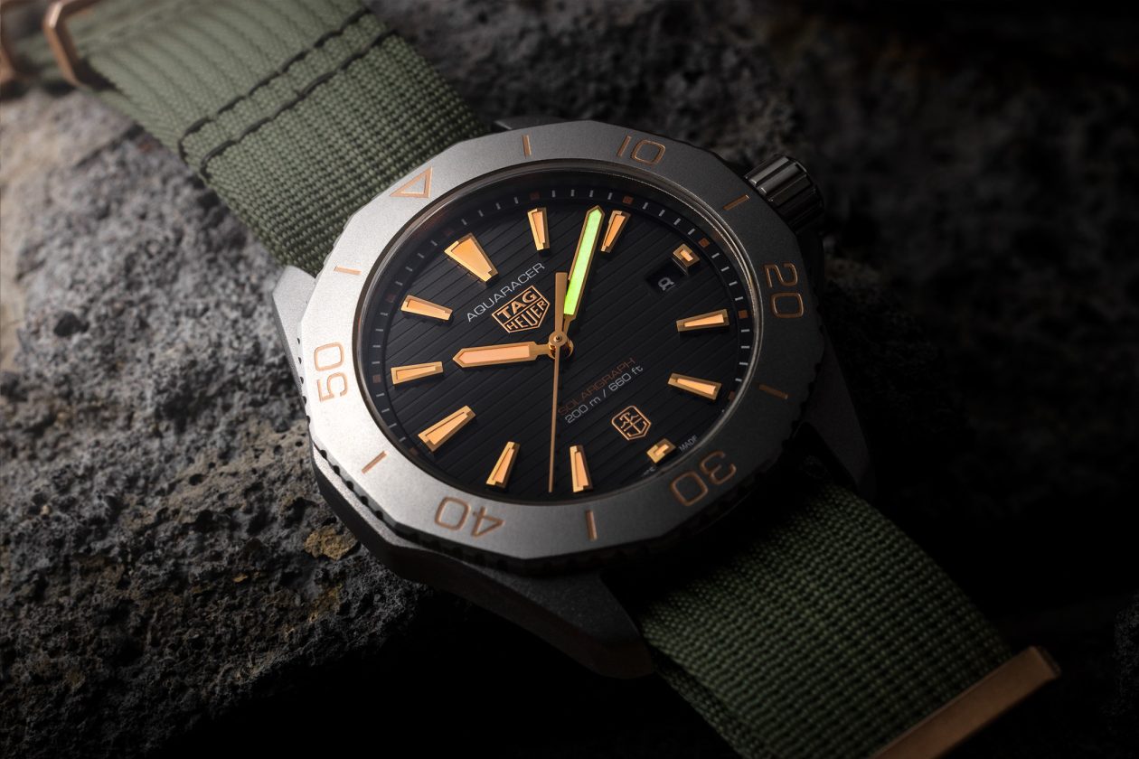 TAG Heuer Aquaracer Solargraph x Time+Tide „Sundowner”