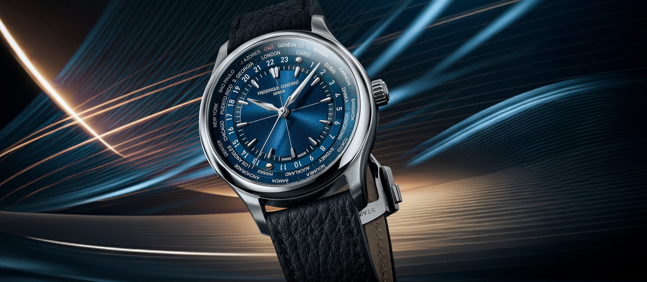 Watch Angels + Frederique Constant Worldtimer Manufacture