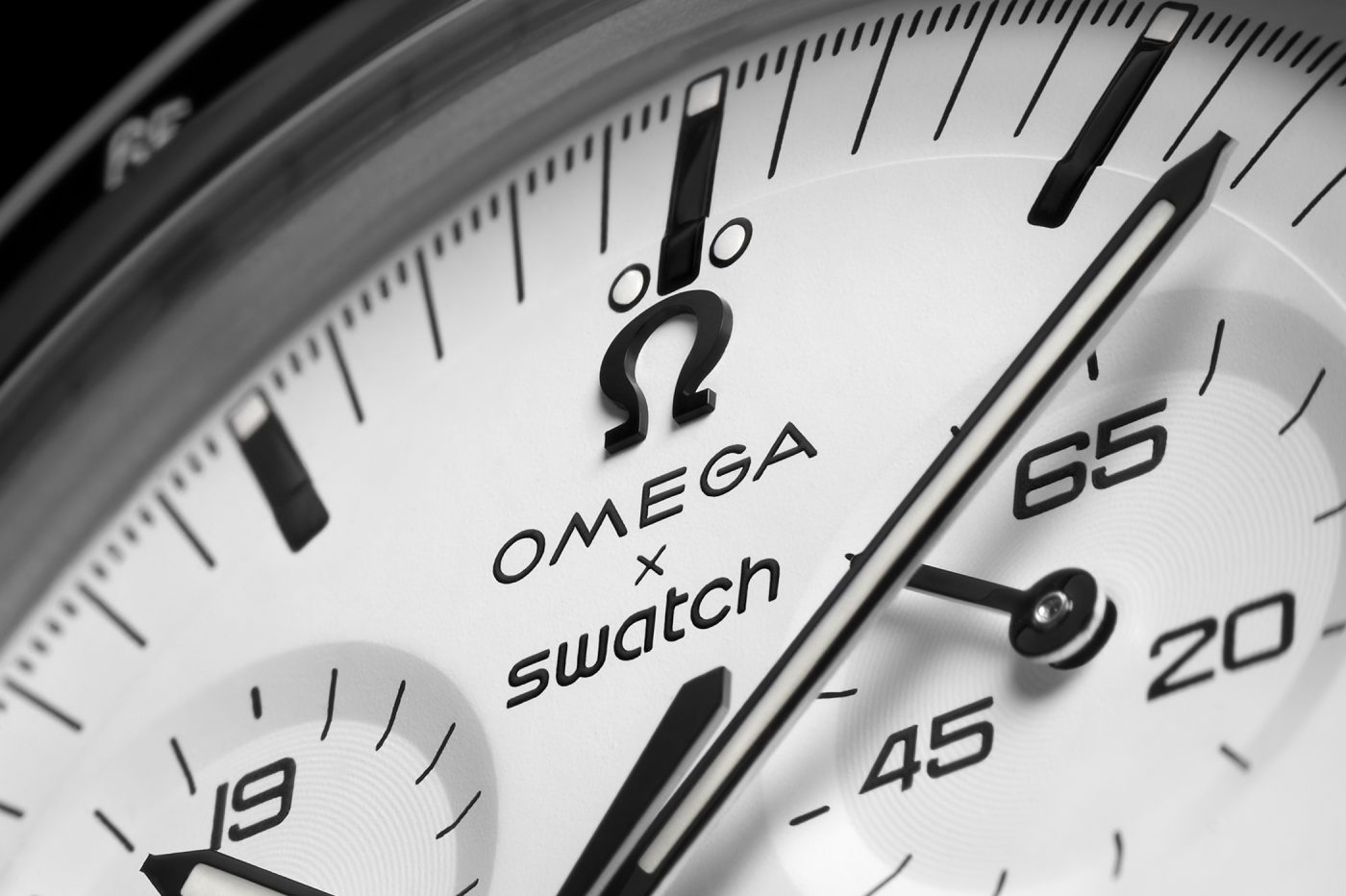 Omega x Swatch Speedmaster MoonSwatch 1965 - tarcza