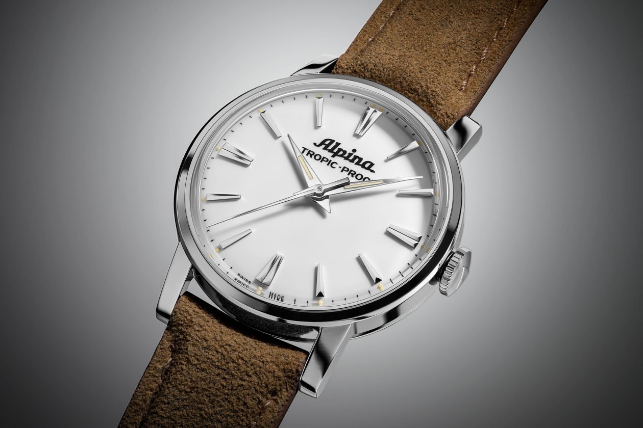 Alpina Heritage Tropic-Proof Handwinding z białą tarczą