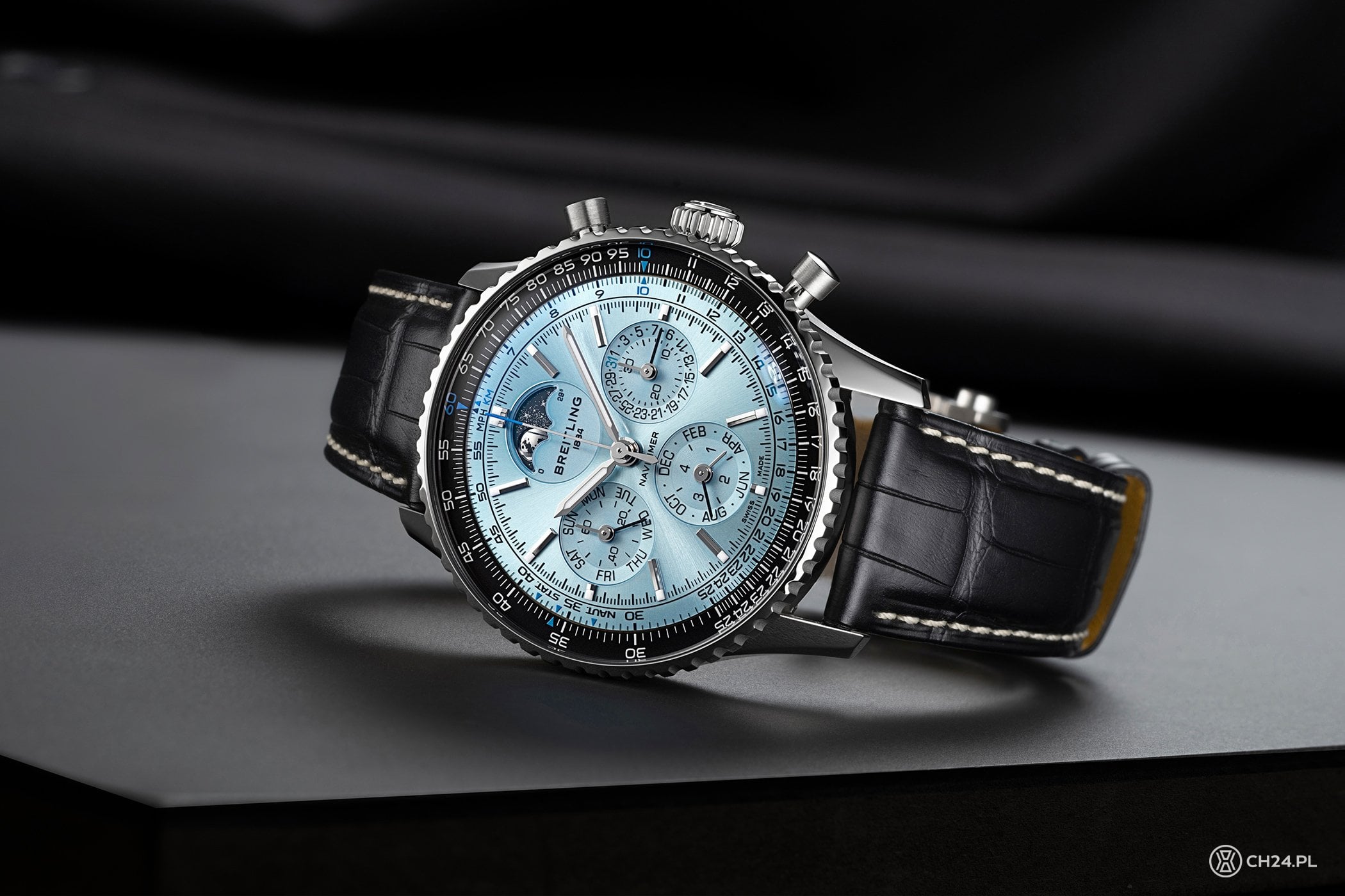 Breitling Navitimer B19 Perpetual Calendar Chronograph z wyrazistą
