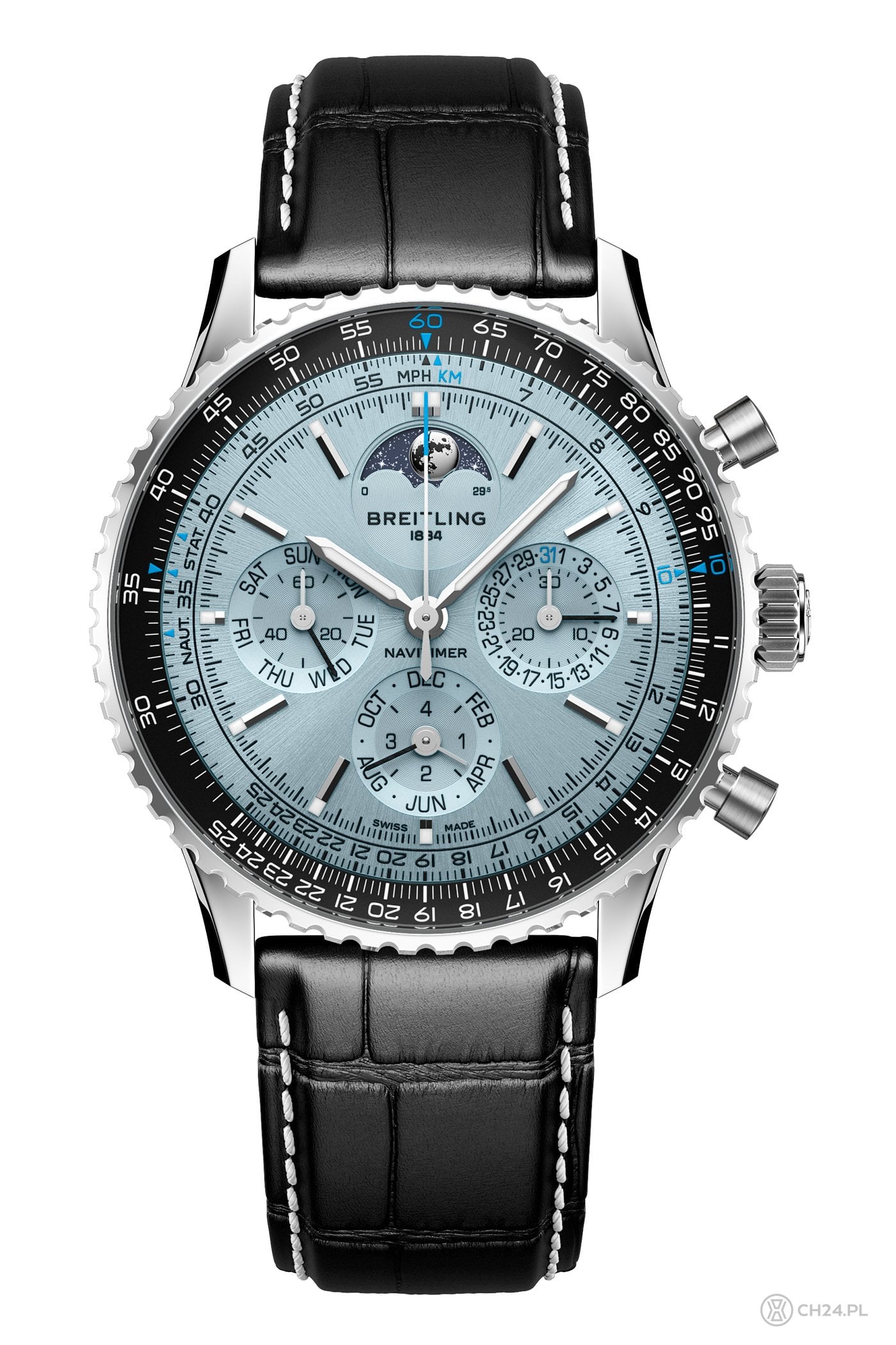 Breitling Navitimer B19 Perpetual Calendar Chronograph z wyrazistą