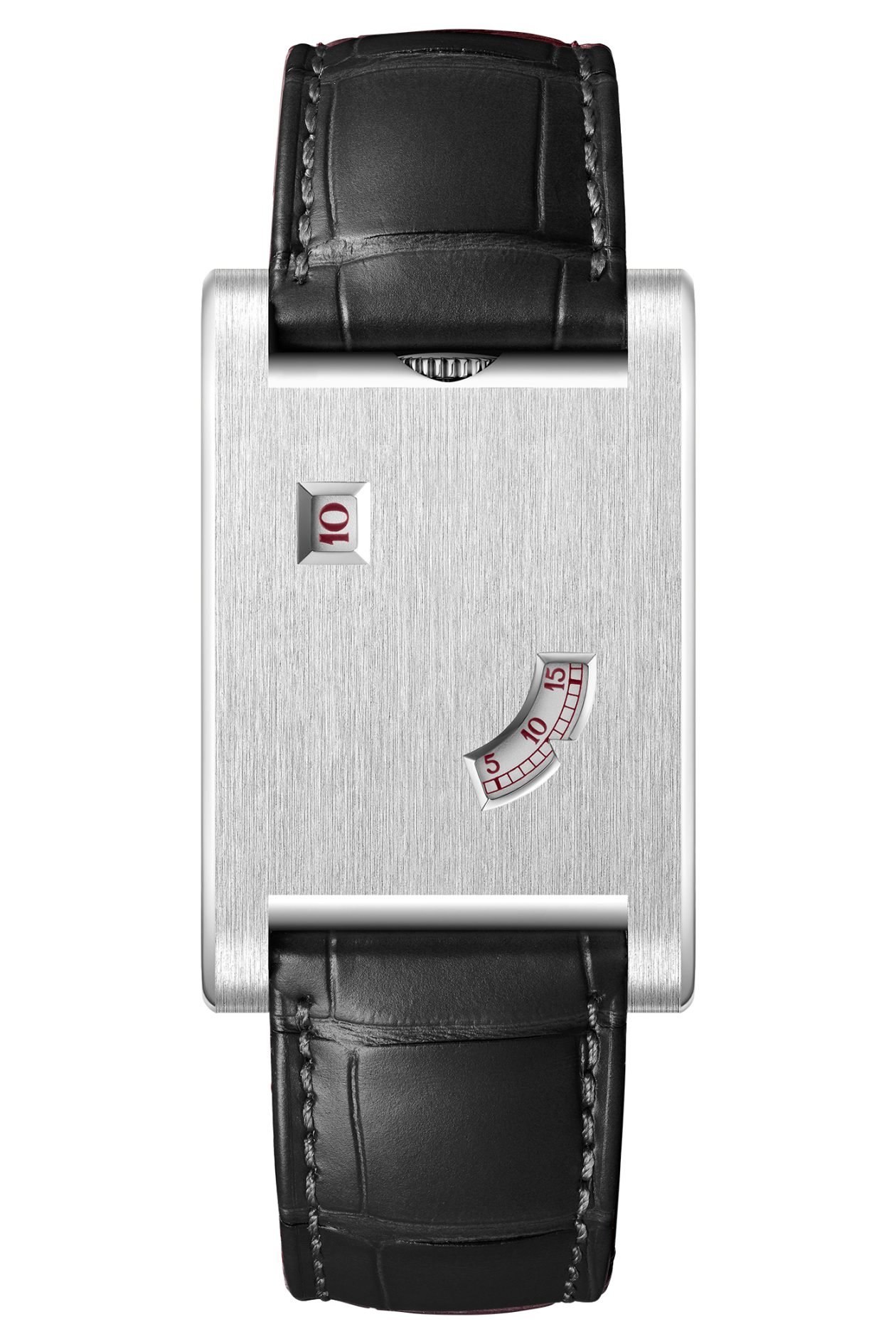 Cartier Privé Tank à Guichets - limitowana wersja z platyny
