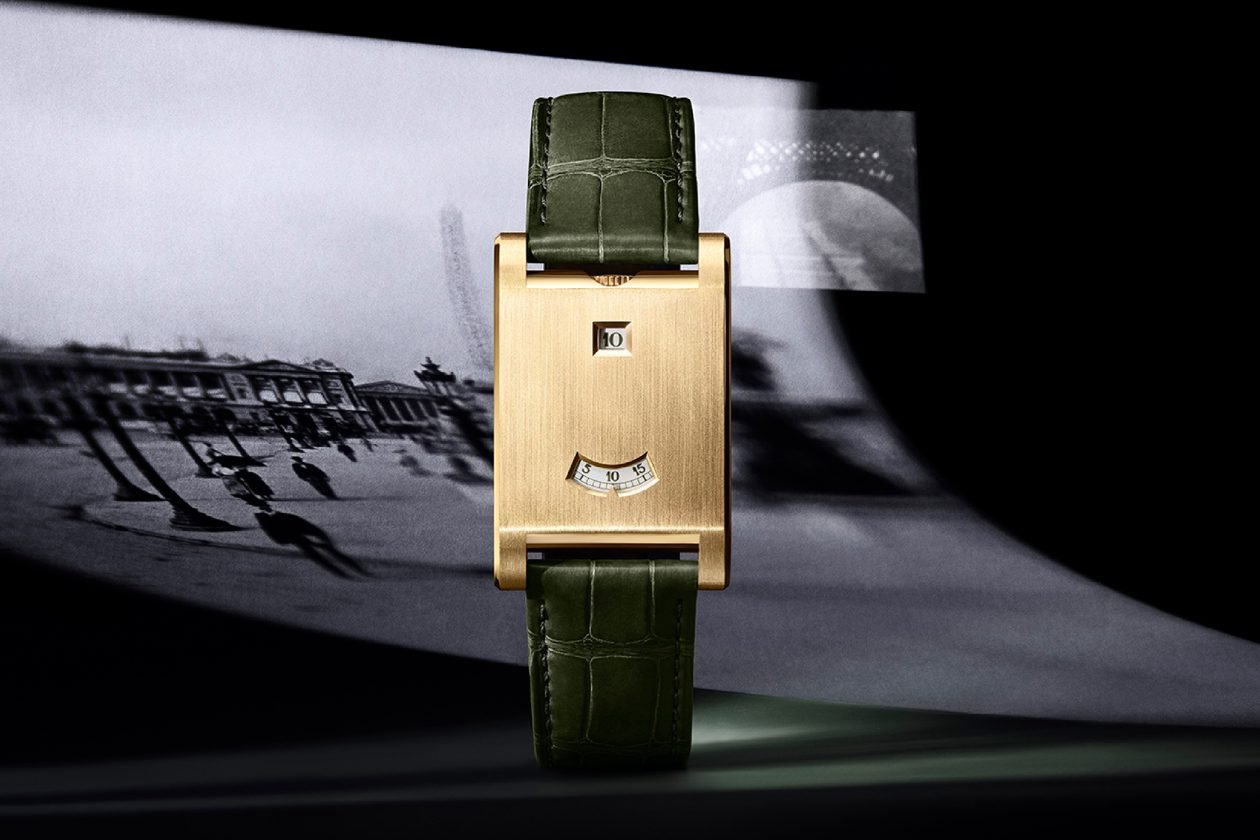 Cartier Privé Tank à Guichets - ze skaczącą godziną i obrotowym dyskiem minut