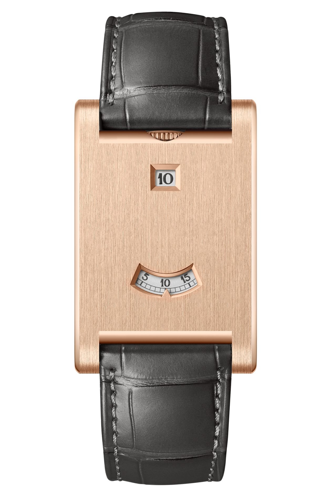 Cartier Privé Tank à Guichets - wersja z różowego złota